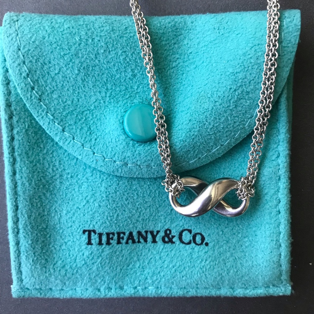 Tiffany Infinity Necklace - Double Chain